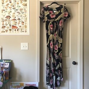 Vintage Floral Maxi Dress